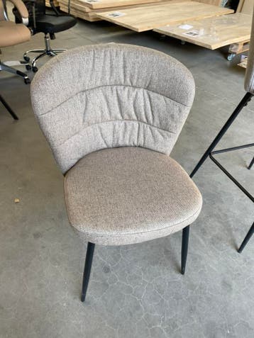 Eetkamerstoel beige stof (nieuw, outlet), Huis en Inrichting, Stoelen, Nieuw, Stof