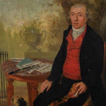 English school (XVIII-XIX) - Portrait of a Gentleman with a