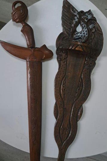 Indonesische houten kris - Kris/keris - Indonesië (Zonder