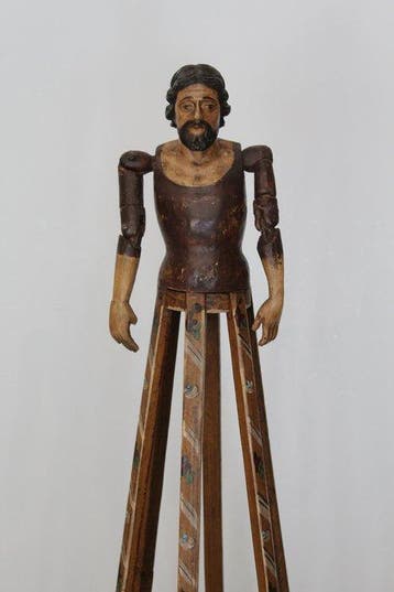 sculptuur, Santo da processione - 63 cm - Hout