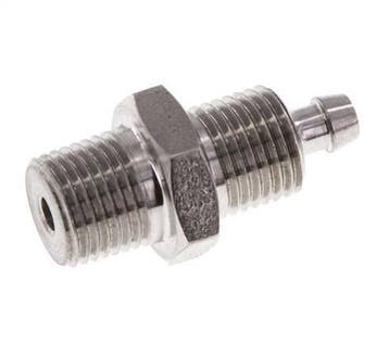 6x4 & 1/8''NPT RVS 1.4571 Rechte Opsteekkoppeling, Verzenden