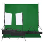 vidaXL Fotostudioset met verlichtingsset en achtergrond, Audio, Tv en Foto, Fotografie | Fotostudio en Toebehoren, Verzenden, Nieuw