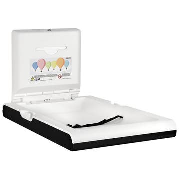 Babyverschoontafel | mediclinics | ZWART | Opklapbaar, Verzenden, Nieuw in verpakking