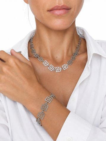 Sans prix de réserve - Ensemble de bijoux 2 pièces Argent