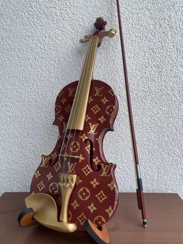 J.Reinhardt - Custom Louis Vuitton Violin - Copper Brown &