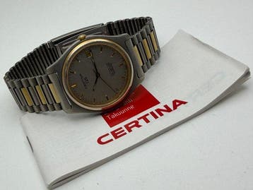Certina - Titanium Case and Linen Dial - Vintage Dress Watch
