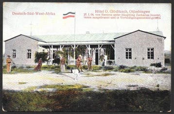 Poststempel - Duits Zuidwest-Afrika Ansichtkaart met