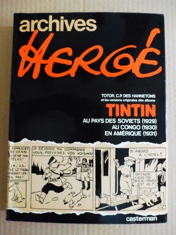Tintin - Archives Hergé - 1 Album dédicacé par Hergé - EO -, Nieuw