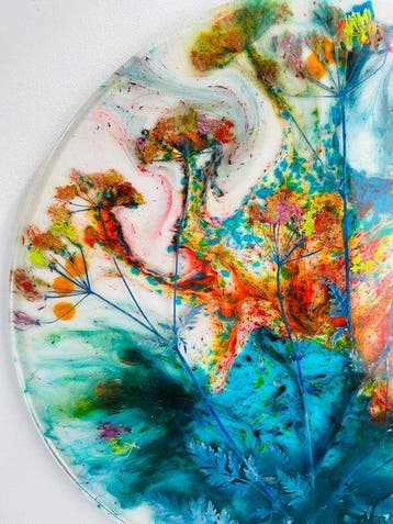 Valérie D - « Wildflowers Lagoon », Antiquités & Art