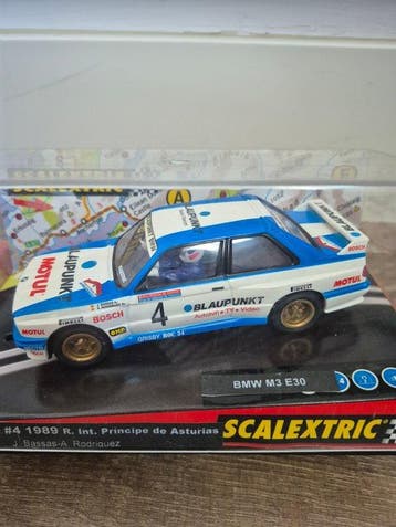 Scalextric - Voiture à sous BMW M3 E30 - 1980-1990 - Espagne