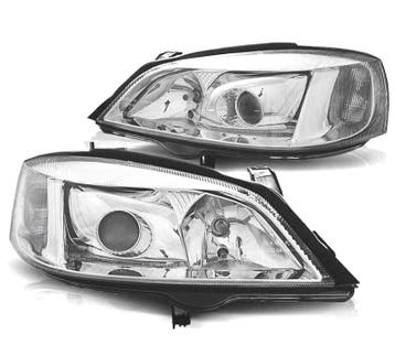 Phares Pour Opel Astra G 97-04 Chromé, Verzenden