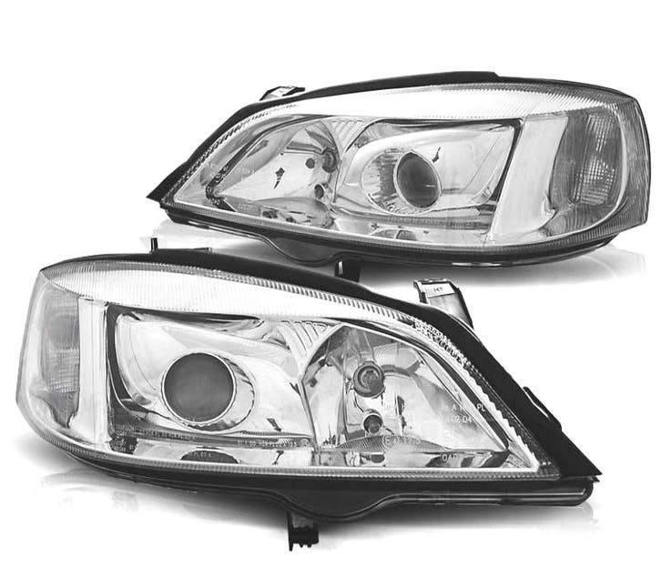 Phares Pour Opel Astra G 97-04 Chromé, Auto-onderdelen, Verlichting, Verzenden