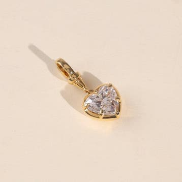 Hanger - 14 karaat Geel goud - 3.00ct. tw. Diamant