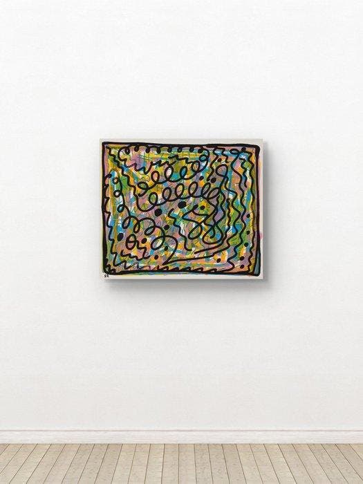 Sergio Romero - Planeta Imaginario 16, Antiek en Kunst, Kunst | Schilderijen | Modern