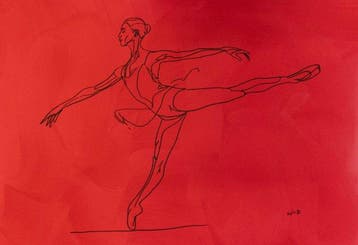 SOFIA BELLINI - RED BALLERINA - XXL, Antiek en Kunst