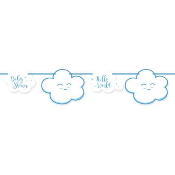 Babyshower Jongen Slingers 4m, Verzenden, Nieuw