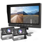 Strex Achteruitrijcamera Set Bedraad Met 2 Cameras-HD 1080P, Verzenden