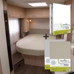 Textielpakket Queensbed/Eilandbed - 1 molton met 2 jersey, Nieuw, Wit