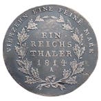 Duitsland, Pruisen Frederick William III. 1 Reichsthaler