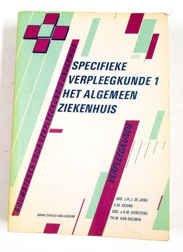 Specifieke verpleegkunde 1 algemeen ziekenhuis - de Jong, Boeken, Verzenden, Nieuw