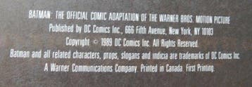 Batman One - The Official Comic Adaptation of the Warner, Boeken, Nieuw