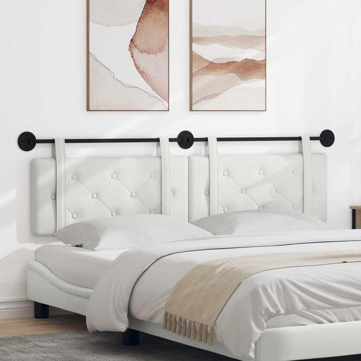 vidaXL Hangend hoofdbord Kunstleer, Huis en Inrichting, Slaapkamer | Bedden, Nieuw, Verzenden