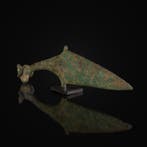 Bronstijd Brons Dolk met ramshoofdpommel