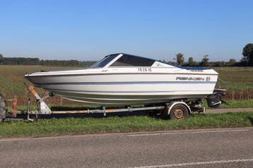 Veiling: Speedboot Renken Classic 1700 Benzine 1991 met trai, Watersport en Boten, Ophalen, Nieuw