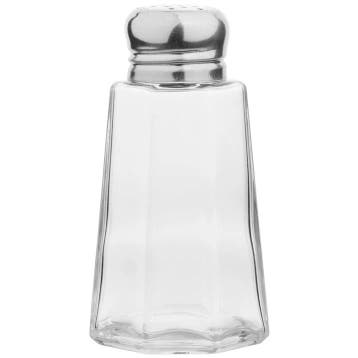 Peper-/Zoutstrooiers | Glas/RVS | 0.06L | 12 Stuks |, Verzenden, Nieuw in verpakking