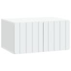 vidaXL Wandmontage TV-kast Wit 59,5 x 41 x 30 cm Bewerkt, Verzenden