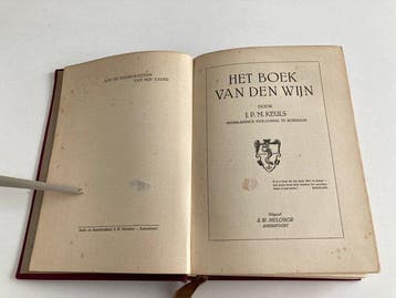 J.P.M. Keuls, H. Duijker, e.a. - Lot wijnboeken ( Het boek