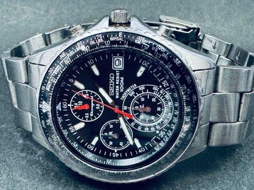 Seiko - Chronograph Pilot - Sans prix de réserve - V657-8120