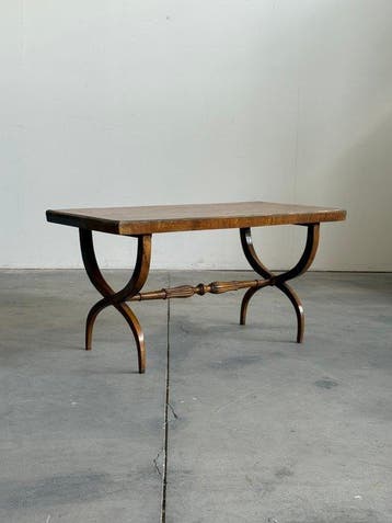 Middentafel - Hout, Messing