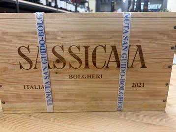 2021 Tenuta San Guido Sassicaia - Toscane DOC - 6 Bouteilles