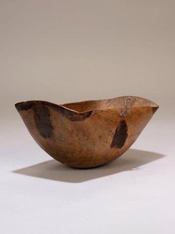 Kleine atubwa houten kom – Turkana – Kenia – Hout (Zonder, Antiek en Kunst