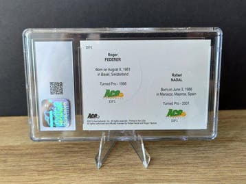 2011 - ACE Authentic - Match Point Dual Pogs - Federer Vs