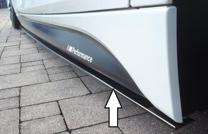 Rieger side skirt aanzetstuk | geschikt voor BMW 3-Serie F30, Auto-onderdelen, Carrosserie, Nieuw, BMW, Verzenden