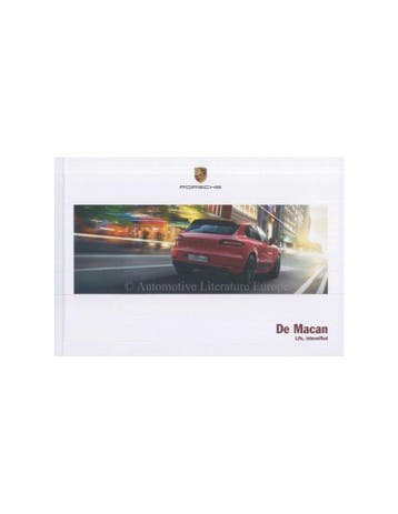 2017 PORSCHE MACAN HARDCOVER BROCHURE NEDERLANDS