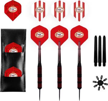 ABC Darts - PSV Dartpijlen + Luxe PSV Dartwallet, Ophalen of Verzenden, Pijlen
