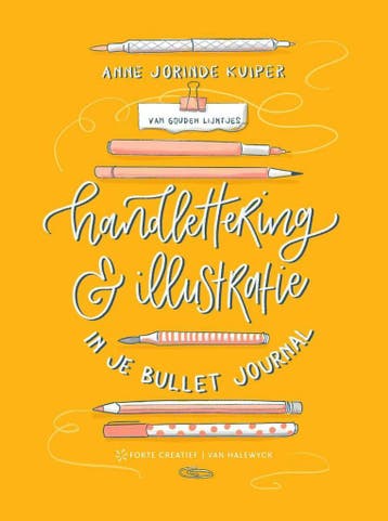 Handlettering & illustratie in je bulletjournal, Boeken, Verzenden, Zo goed als nieuw, Anne Jorinde Kuiper