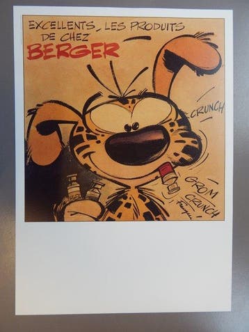 Franquin - Formaat 50 x 70 cm. - 2 x print - Robbedoes +, Livres