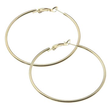 Fako Bijoux - Oorbellen - Oorringen - 70mm - Goudkleurig, Verzenden, Nieuw