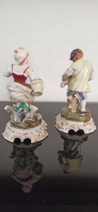 Hispania - Figuur - Pareja de figuras - Porselein