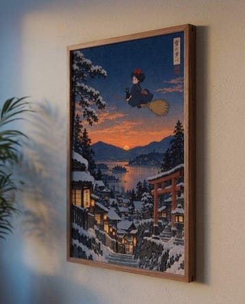 MEDSAN - Kikis Snowy Evening Flight () - UNIQUE WORK