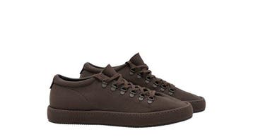 GIORGIO ARMANI - 10 UK - 44 IT - Sneakers Dark Brown Techno, Nieuw