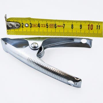 Verzinkte zeilklem 10 cm – bekopening 25 mm, Verzenden, Nieuw