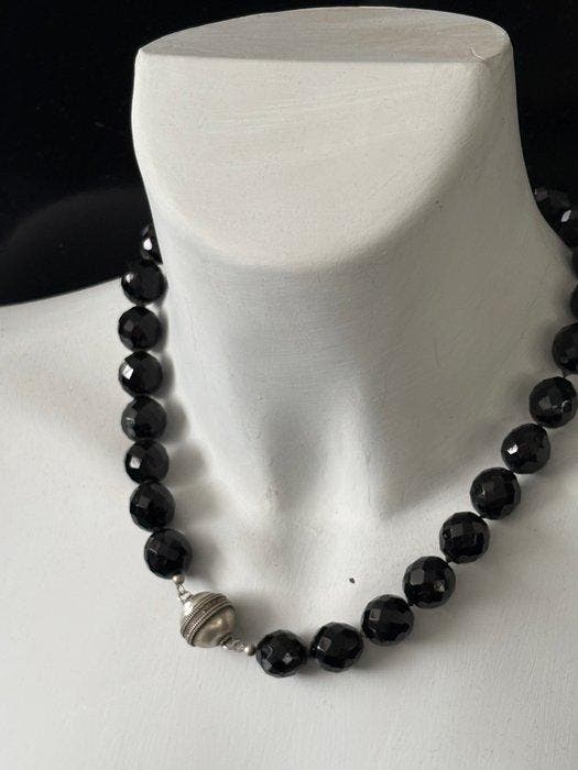 Zilver - Choker halsketting - Choker gitten, Antiquités & Art, Art | Objets design