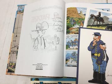 Les Tuniques Bleues T17 + dédicace + 2x ex-libris - B + C -, Nieuw