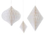 Beige Honeycombs 3st, Verzenden, Nieuw