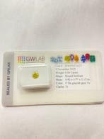 Zonder minimumprijs - 1 pcs Diamant (Kleurbehandeld) - 0.44, Nieuw